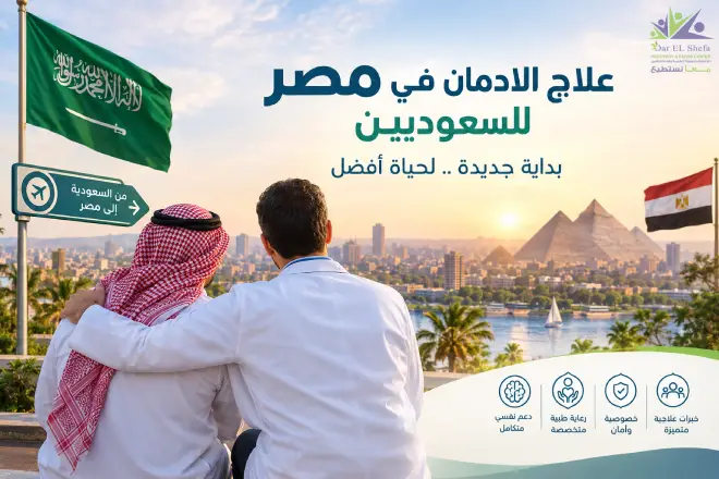 علاج الادمان في مصر للسعوديين .. الدليل الشامل لاختيار برنامج العلاج المناسب